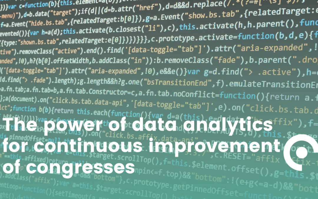 The power of data analytics for continuous improvement of congresses