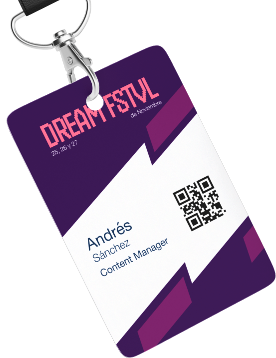 Acreditaciones para eventos