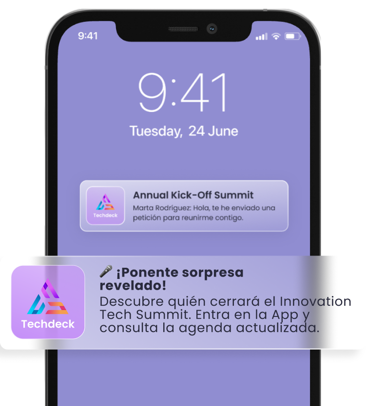 Comunidad en eventos: Notificaciones push